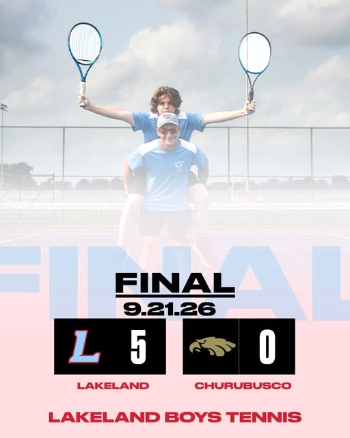 Lakeland beats Churubusco in boys tennis